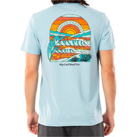 Rip Curl camiseta manga corta hombre Rip Curl SWC SUNDOWN TEE vista trasera Rip Curl camiseta manga corta hombre Rip Curl SWC SUNDOWN TEE vista trasera