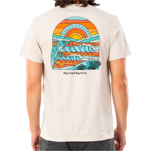 RIP CURL SWC SUNDOWN TEE blanco