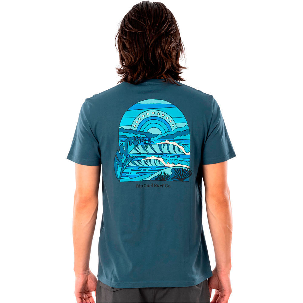 Rip Curl camiseta manga corta hombre Rip Curl SWC SUNDOWN TEE vista trasera Rip Curl camiseta manga corta hombre Rip Curl SWC SUNDOWN TEE vista trasera
