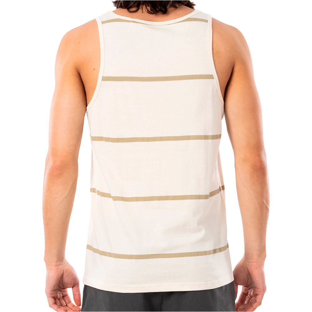 Rip Curl camiseta tirantes hombre Rip Curl SWC SUNDOWN STRIPE TANK vista trasera Rip Curl camiseta tirantes hombre Rip Curl SWC SUNDOWN STRIPE TANK vista trasera