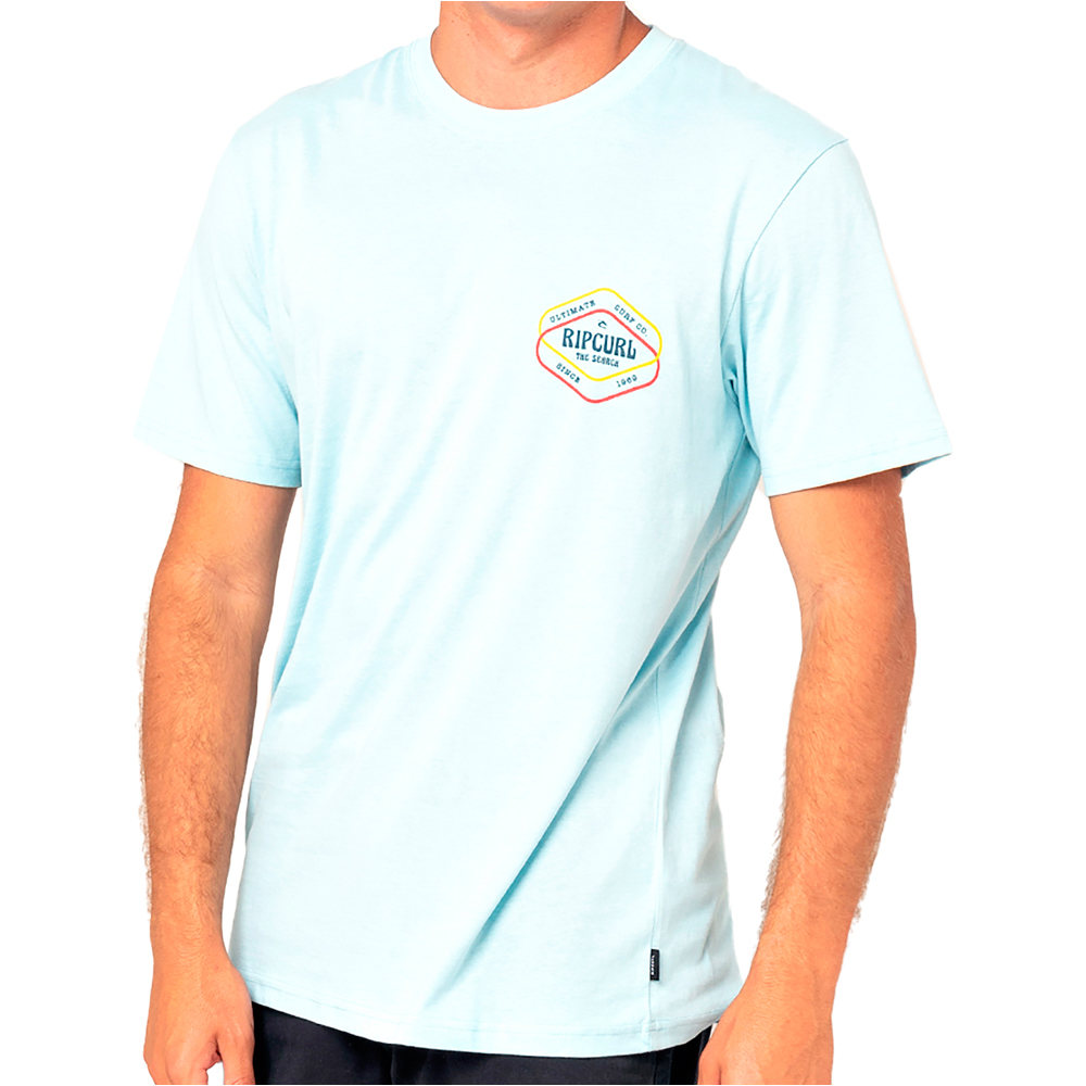 Rip Curl camiseta manga corta hombre Rip Curl TWICE D'AMS SS TEE vista detalle Rip Curl camiseta manga corta hombre Rip Curl TWICE D'AMS SS TEE vista detalle