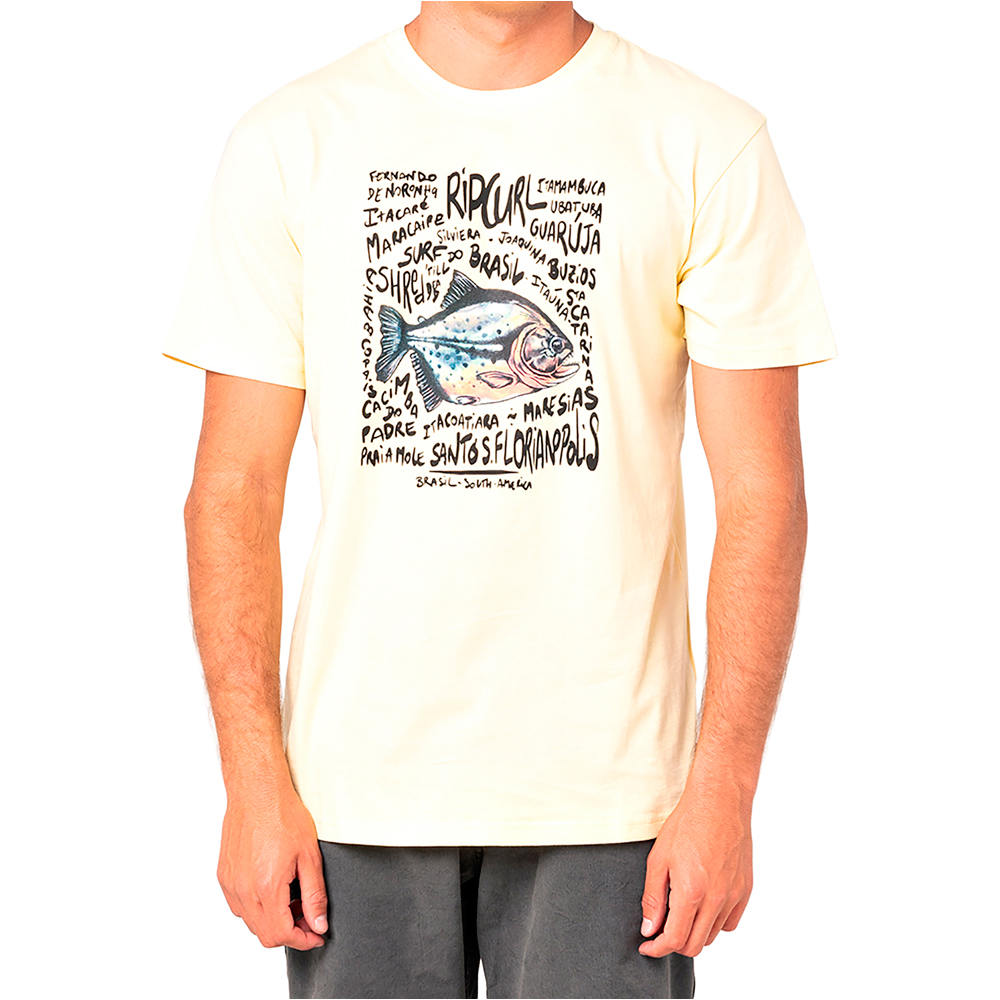 Rip Curl camiseta manga corta hombre Rip Curl DESTINATION ANIMALS AM vista trasera Rip Curl camiseta manga corta hombre Rip Curl DESTINATION ANIMALS AM vista trasera