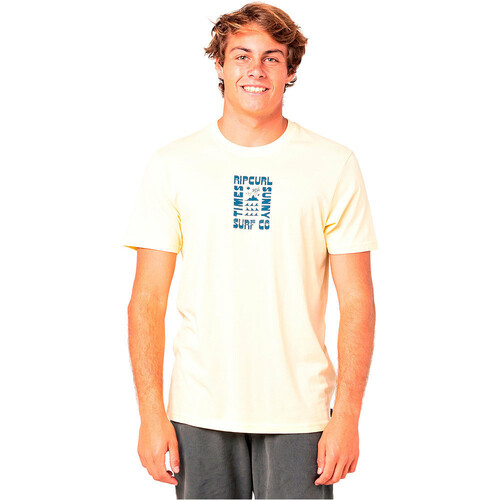 RIP CURL SPORT SS TEE amarillo