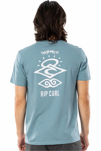 Rip Curl camiseta manga corta hombre Rip Curl SEARCH ESSENTIAL TEE vista trasera Rip Curl camiseta manga corta hombre Rip Curl SEARCH ESSENTIAL TEE vista trasera
