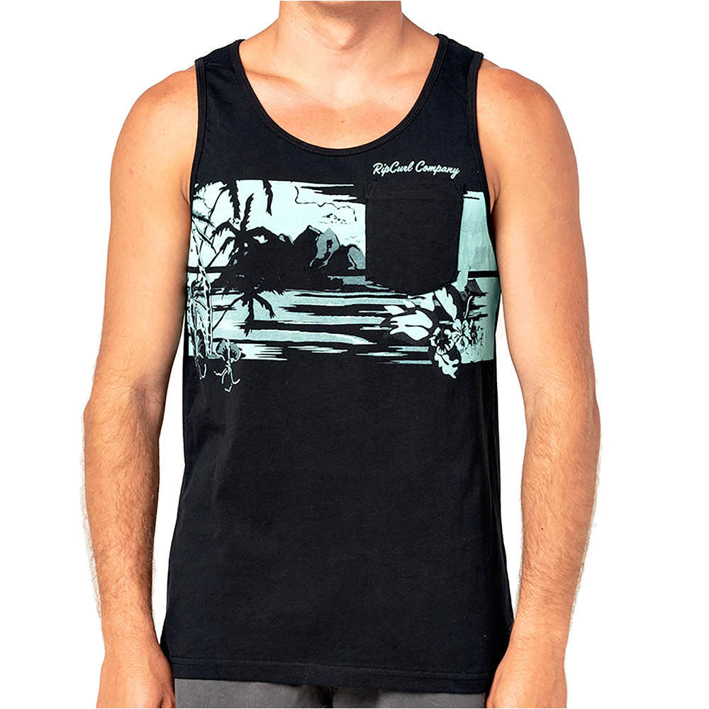 Rip Curl camiseta tirantes hombre Rip Curl BUSY SESSION TANK vista detalle Rip Curl camiseta tirantes hombre Rip Curl BUSY SESSION TANK vista detalle