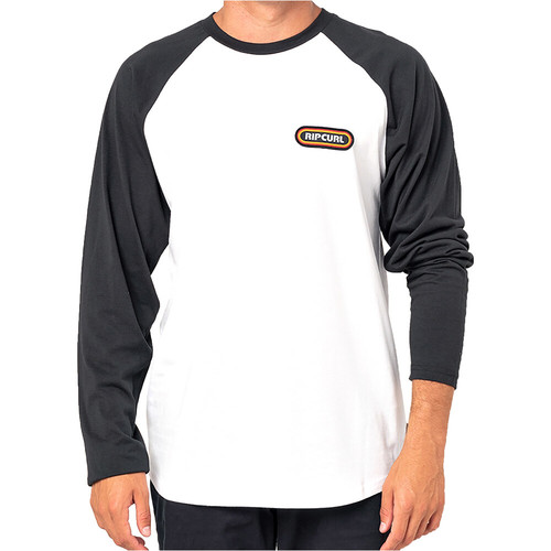 RIP CURL SURF REVIVAL LS TEE blanco