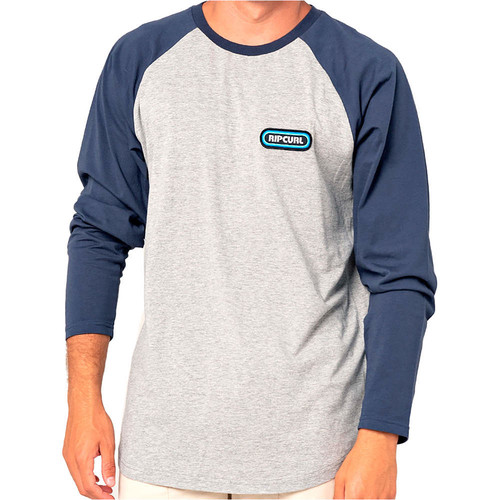 RIP CURL SURF REVIVAL LS TEE gris