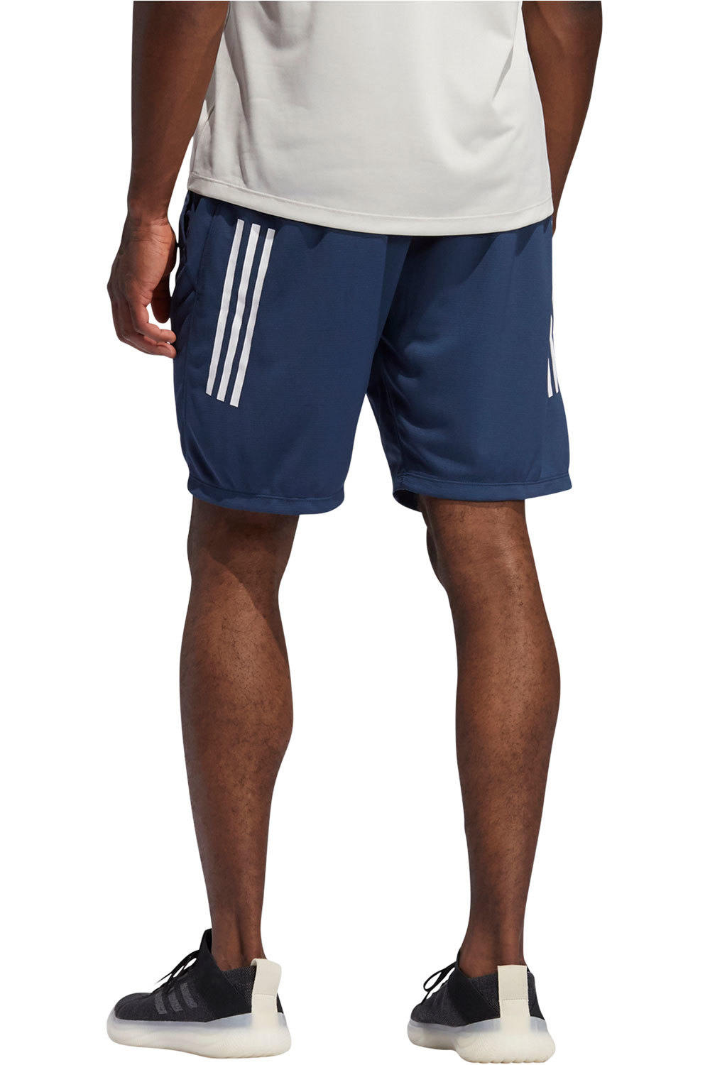 adidas pantalón corto fitness hombre Adidas 3S KN SHO vista trasera adidas pantalón corto fitness hombre Adidas 3S KN SHO vista trasera