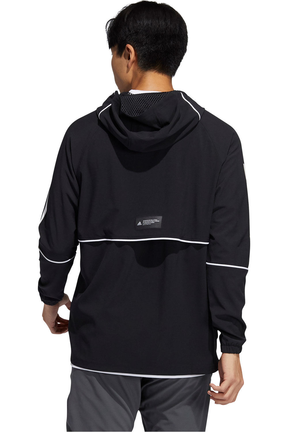 adidas sudaderas deportivas hombre Adidas PLYR 3S WBR JKT vista trasera adidas sudaderas deportivas hombre Adidas PLYR 3S WBR JKT vista trasera