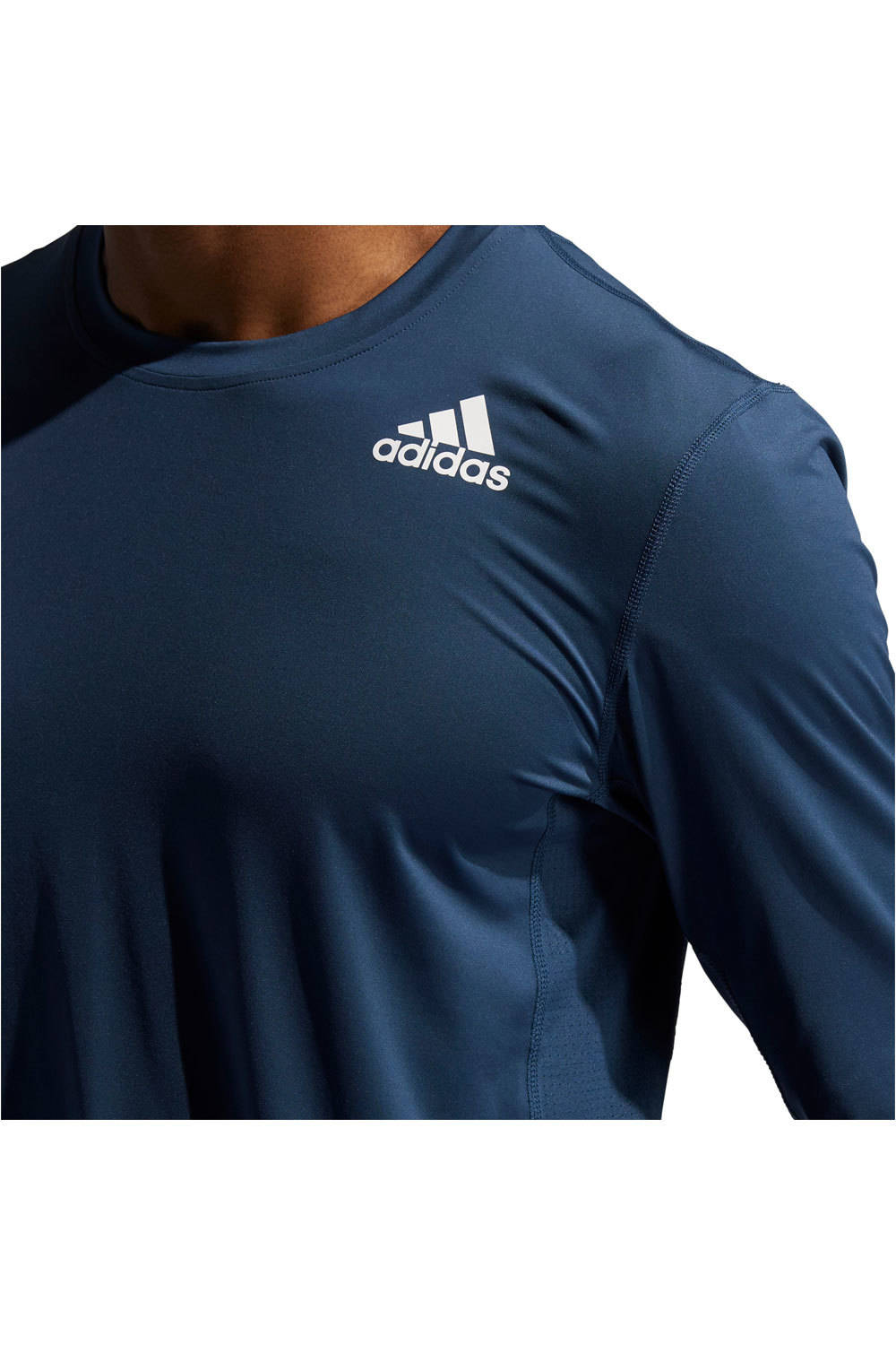 adidas camiseta fitness hombre Adidas TF LS FT 3S vista detalle adidas camiseta fitness hombre Adidas TF LS FT 3S vista detalle