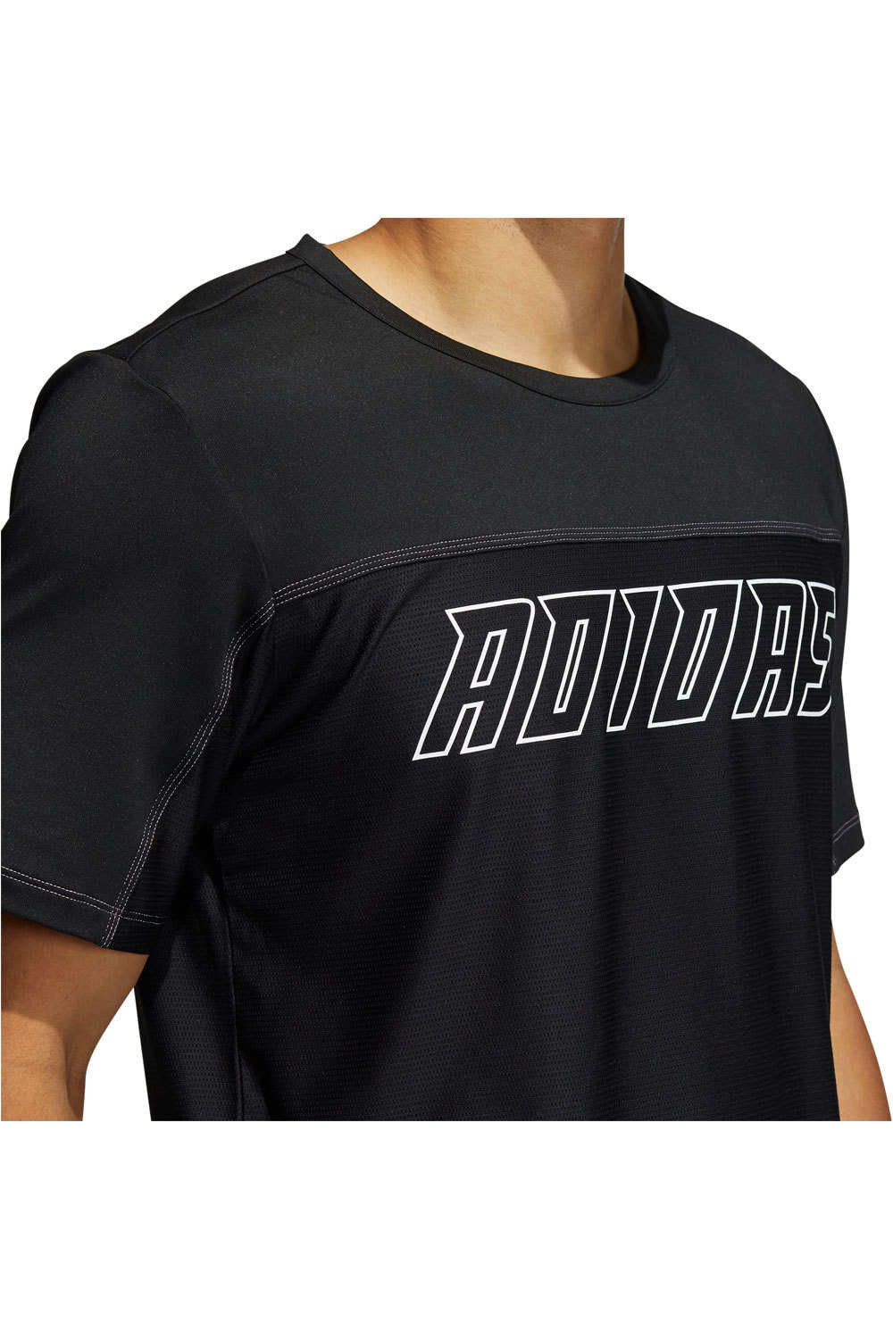 adidas camiseta fitness hombre Adidas FB HYPE TEE vista detalle adidas camiseta fitness hombre Adidas FB HYPE TEE vista detalle
