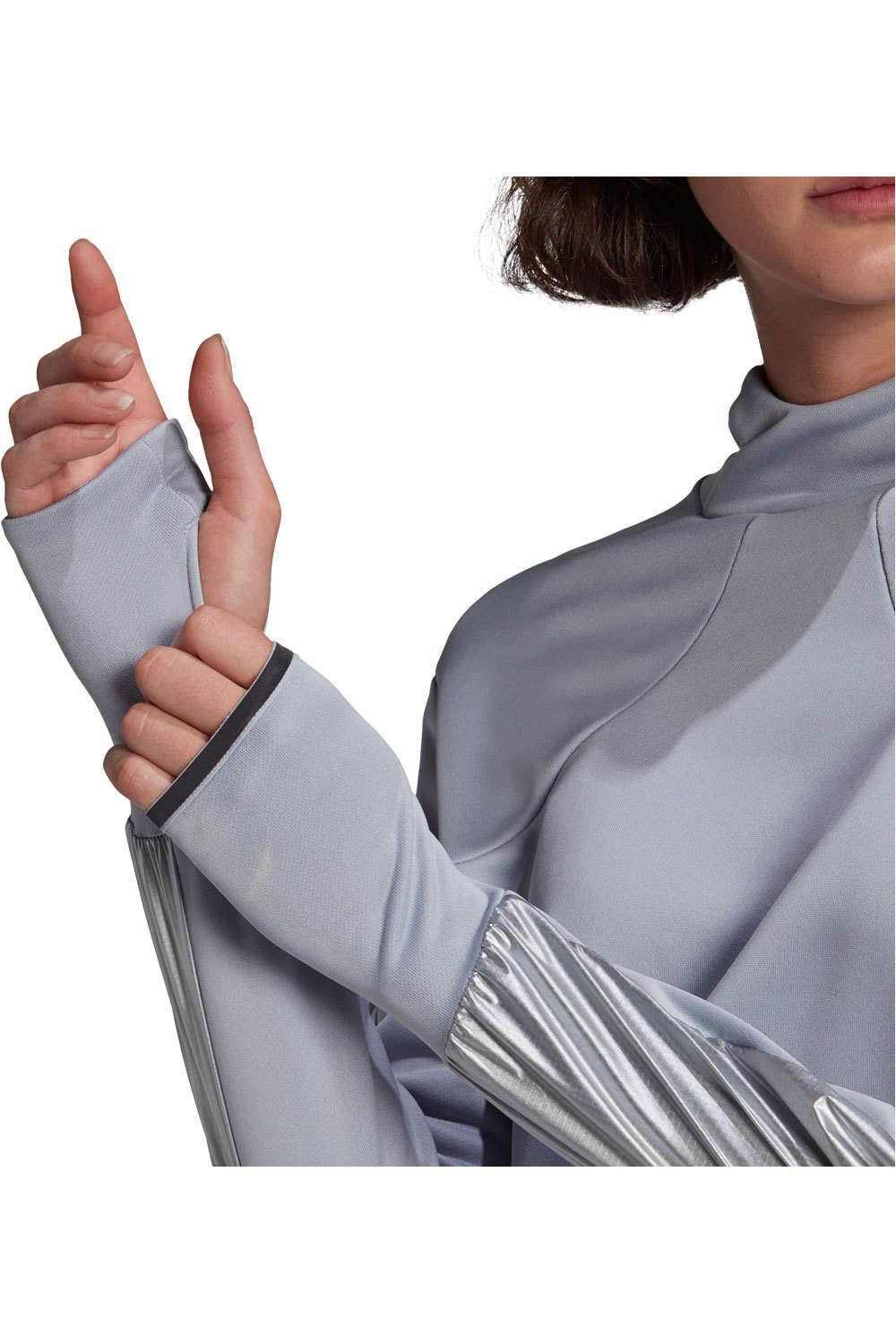 adidas camiseta técnica manga larga mujer Adidas SPACE HOODIE W vista detalle adidas camiseta técnica manga larga mujer Adidas SPACE HOODIE W vista detalle