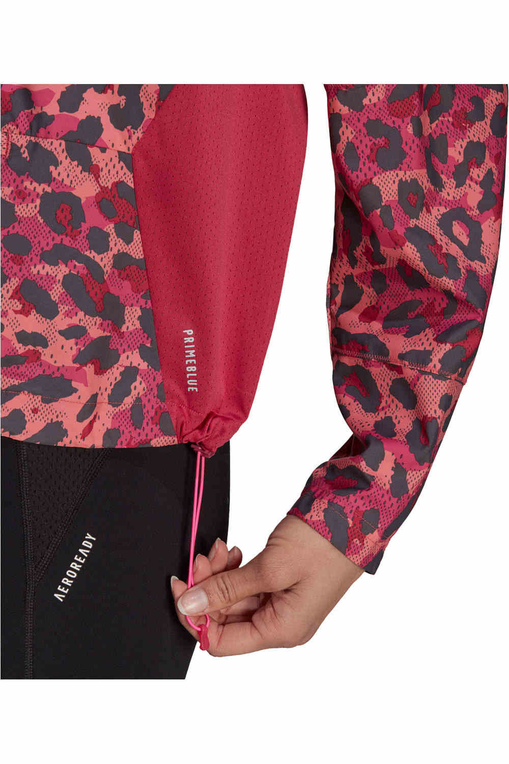 adidas camiseta técnica manga larga mujer Adidas FAST 1/2 ZIP W vista detalle adidas camiseta técnica manga larga mujer Adidas FAST 1/2 ZIP W vista detalle