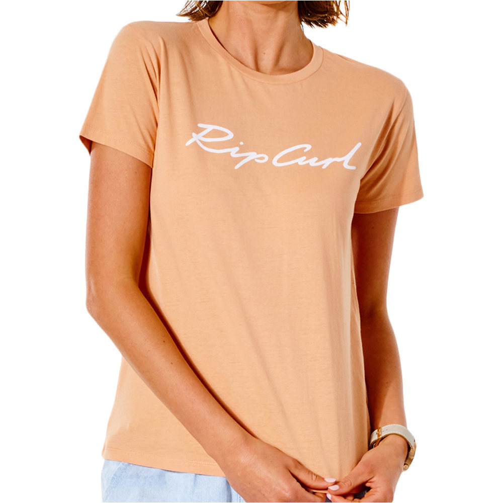 Rip Curl camiseta manga corta mujer Rip Curl SCRIPT STANDARD TEE vista detalle Rip Curl camiseta manga corta mujer Rip Curl SCRIPT STANDARD TEE vista detalle