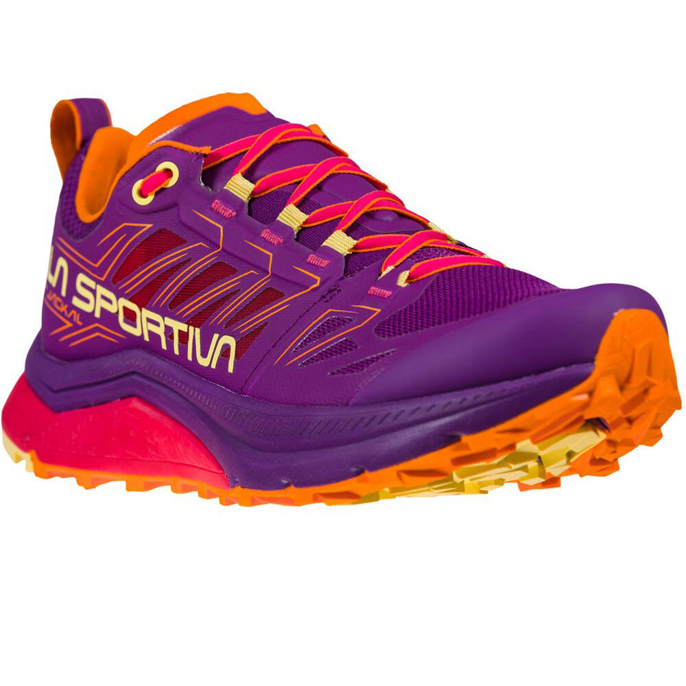La Sportiva zapatillas trail mujer Sportiva Jackal Woman vista trasera La Sportiva zapatillas trail mujer Sportiva Jackal Woman vista trasera