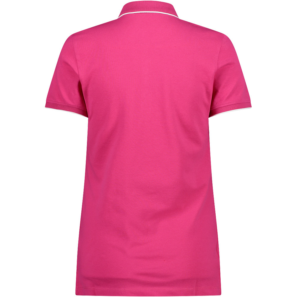 Cmp polo manga corta mujer Cmp WOMAN POLO vista trasera Cmp polo manga corta mujer Cmp WOMAN POLO vista trasera