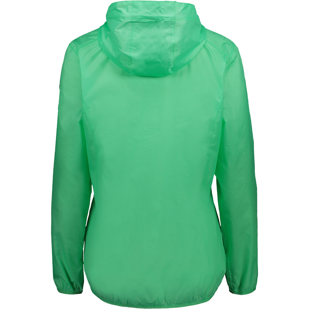 Cmp chubasquero mujer WOMAN RAIN FIX HOOD JACKET vista trasera Cmp chubasquero mujer WOMAN RAIN FIX HOOD JACKET vista trasera
