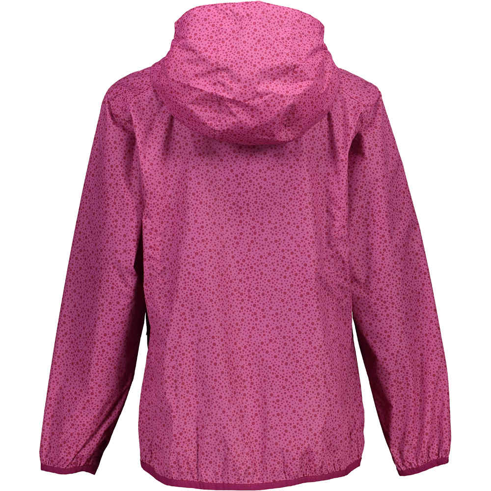 Cmp chubasquero niña KID G RAIN FIX HOOD JACKET vista trasera Cmp chubasquero niña KID G RAIN FIX HOOD JACKET vista trasera