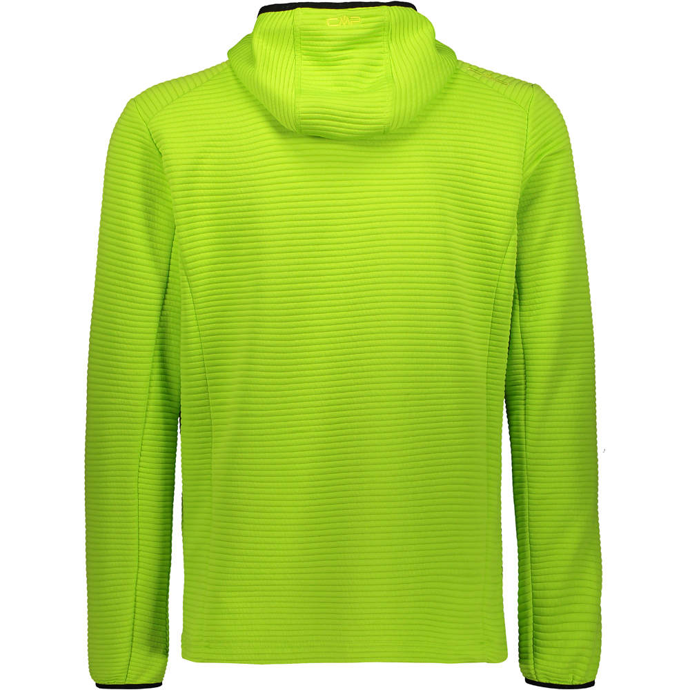 Cmp forro polar hombre Cmp MAN FIX HOOD JACKET AM vista trasera Cmp forro polar hombre Cmp MAN FIX HOOD JACKET AM vista trasera