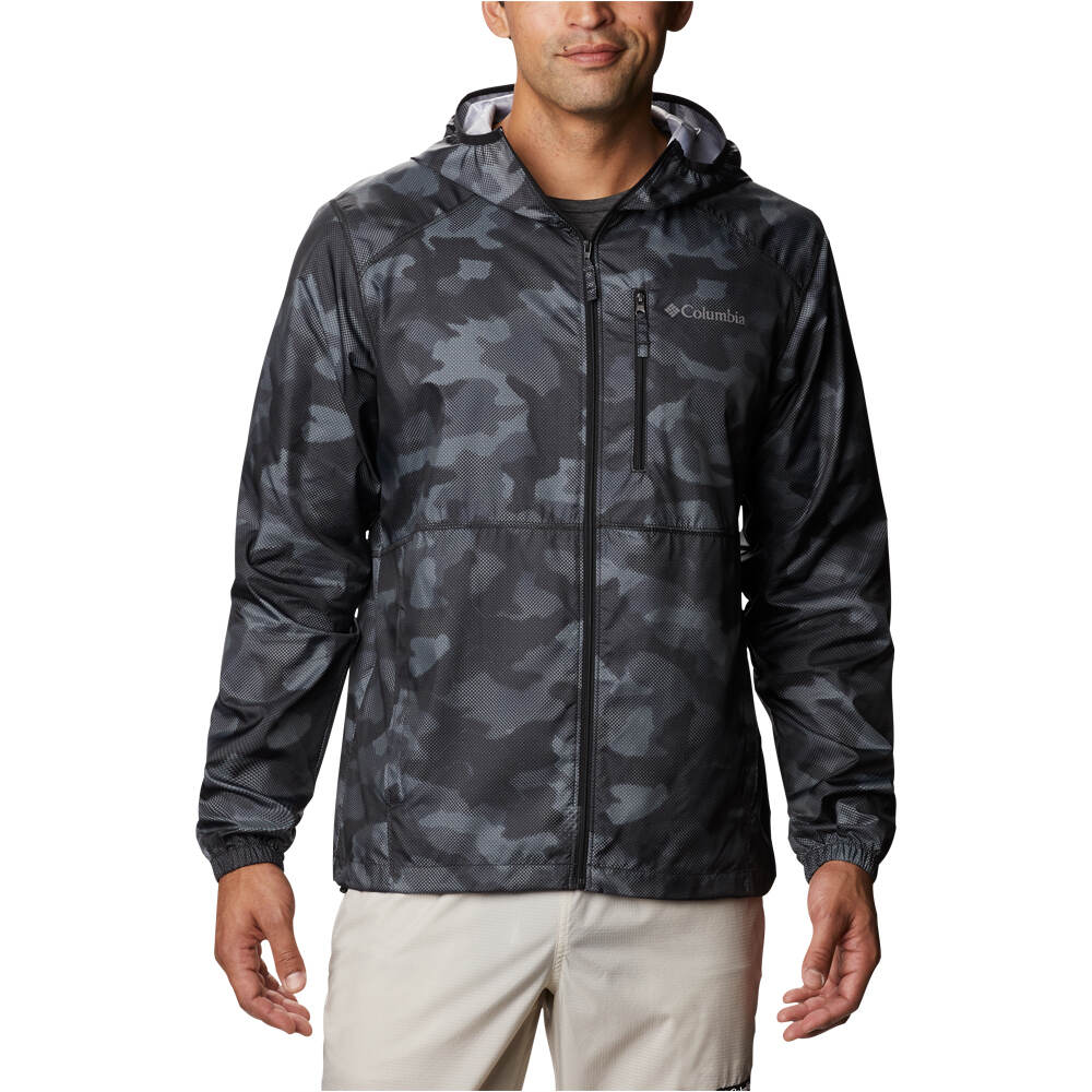 Columbia chaqueta softshell hombre Columbia Flash Forward Windbreaker Print vista detalle Columbia chaqueta softshell hombre Columbia Flash Forward Windbreaker Print vista detalle