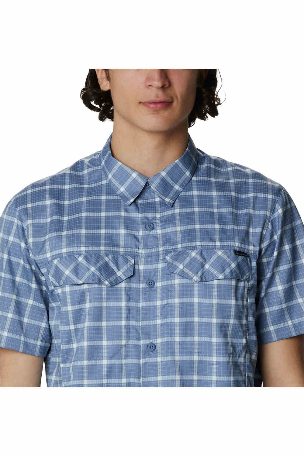 Columbia camisa montaña manga corta hombre Columbia Silver Ridge Lite Plaid  Short Sleeve vista trasera Columbia camisa montaña manga corta hombre Columbia Silver Ridge Lite Plaid  Short Sleeve vista trasera