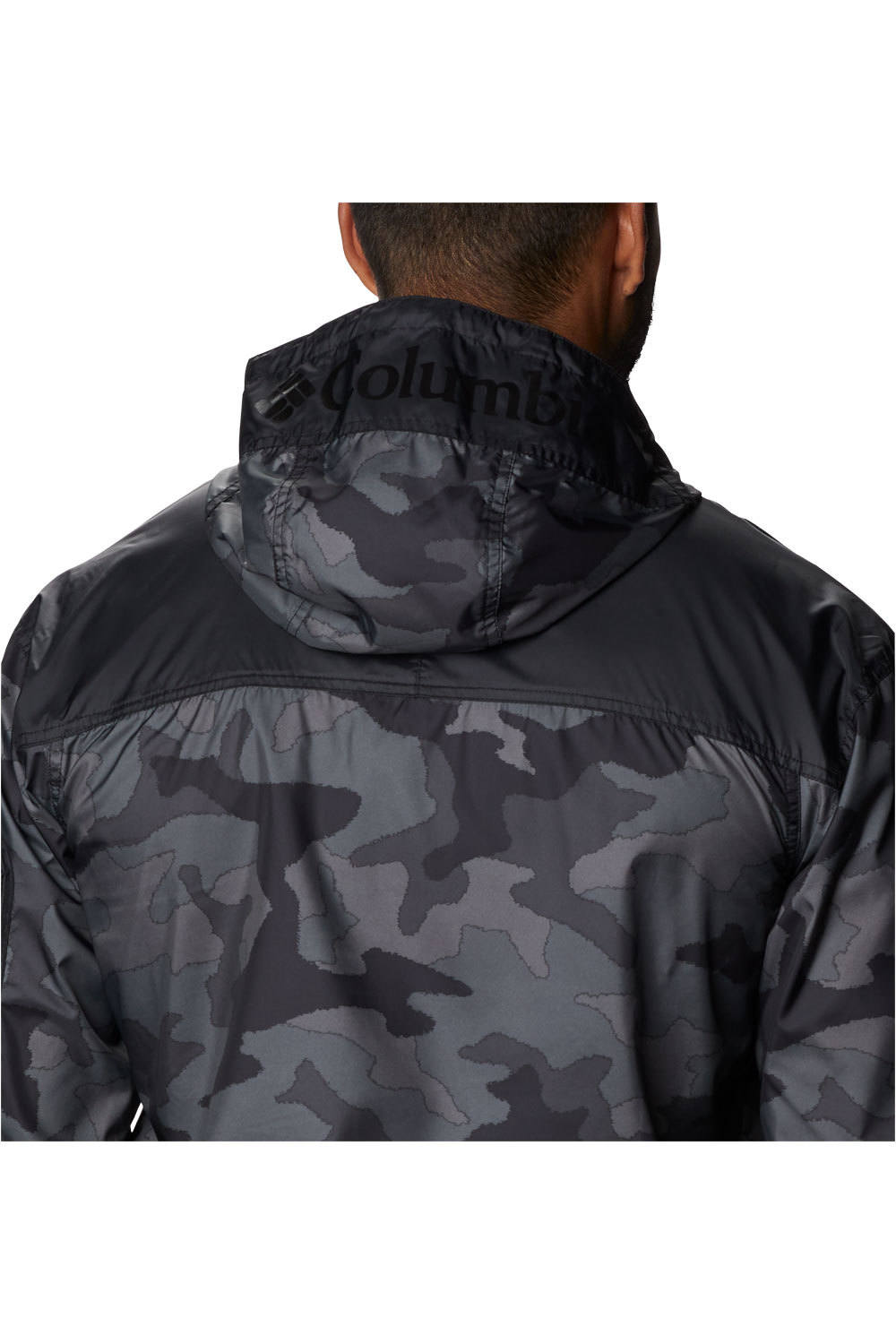 Columbia chaqueta softshell hombre Columbia Challenger Windbreaker vista trasera Columbia chaqueta softshell hombre Columbia Challenger Windbreaker vista trasera