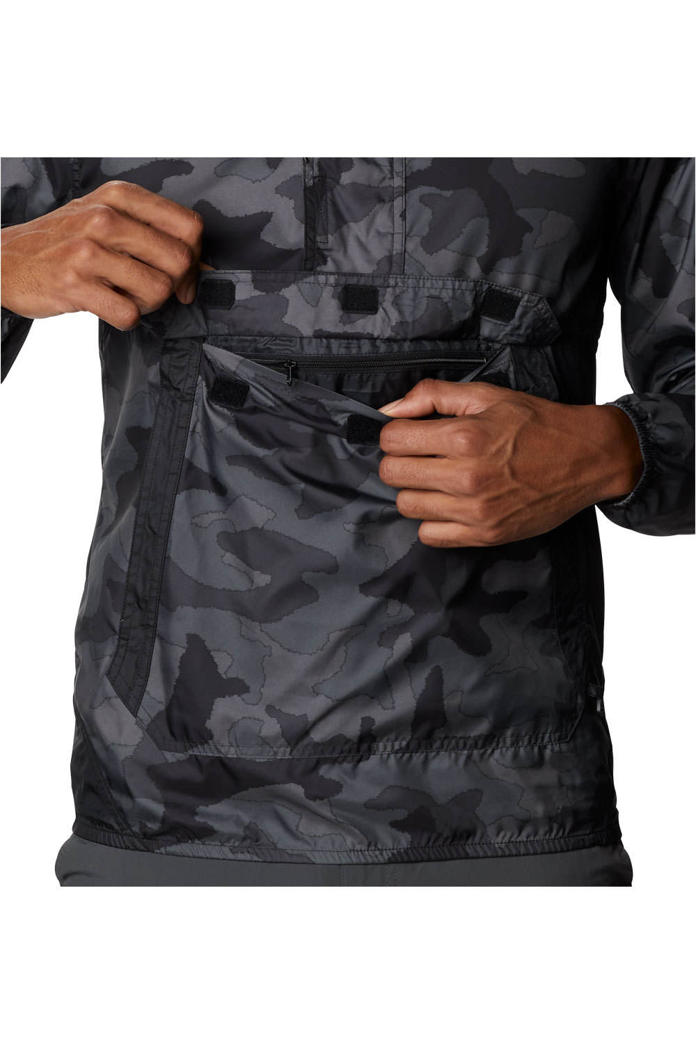 Columbia chaqueta softshell hombre Columbia Challenger Windbreaker vista detalle Columbia chaqueta softshell hombre Columbia Challenger Windbreaker vista detalle