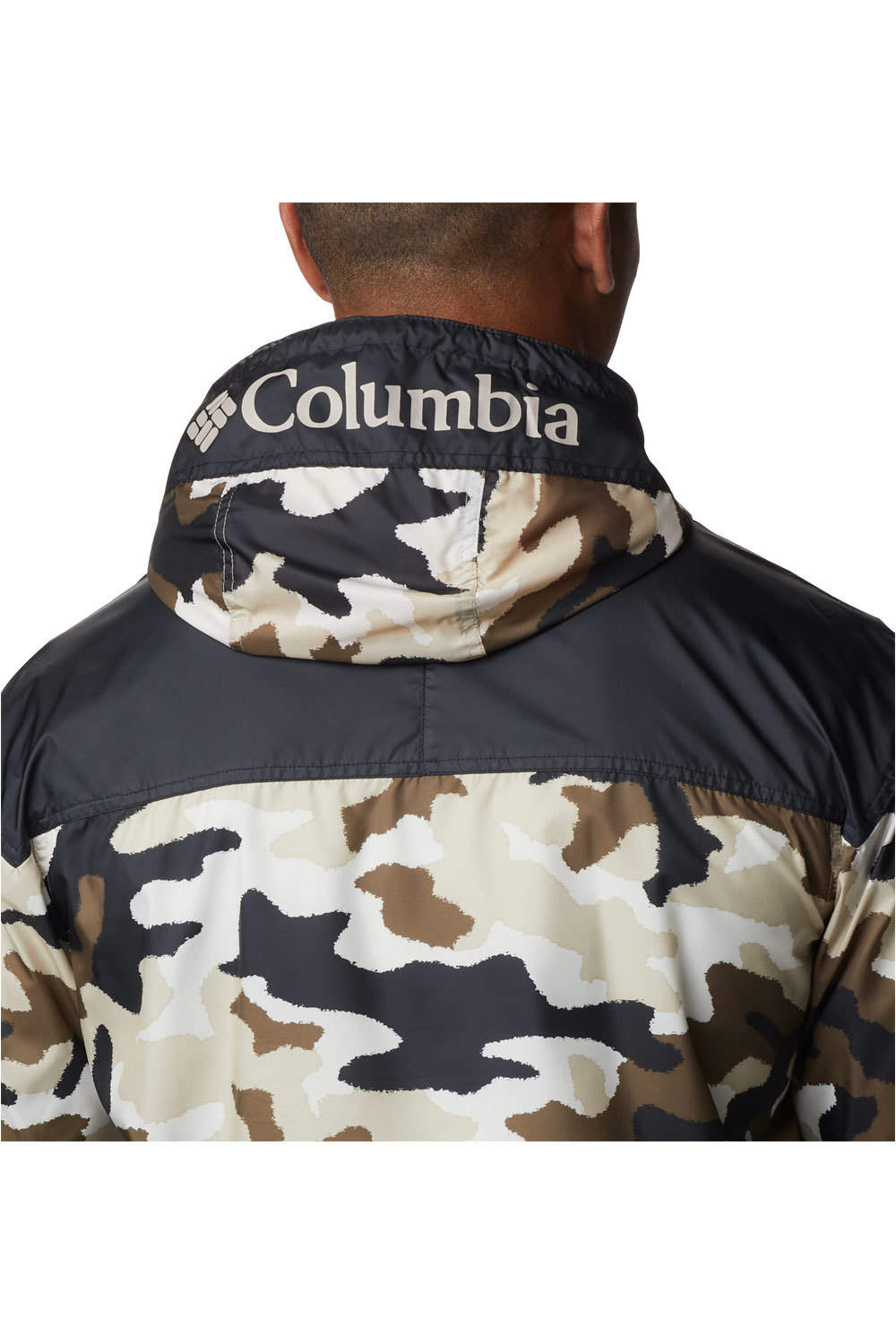 Columbia chaqueta softshell hombre Columbia Challenger Windbreaker vista trasera Columbia chaqueta softshell hombre Columbia Challenger Windbreaker vista trasera