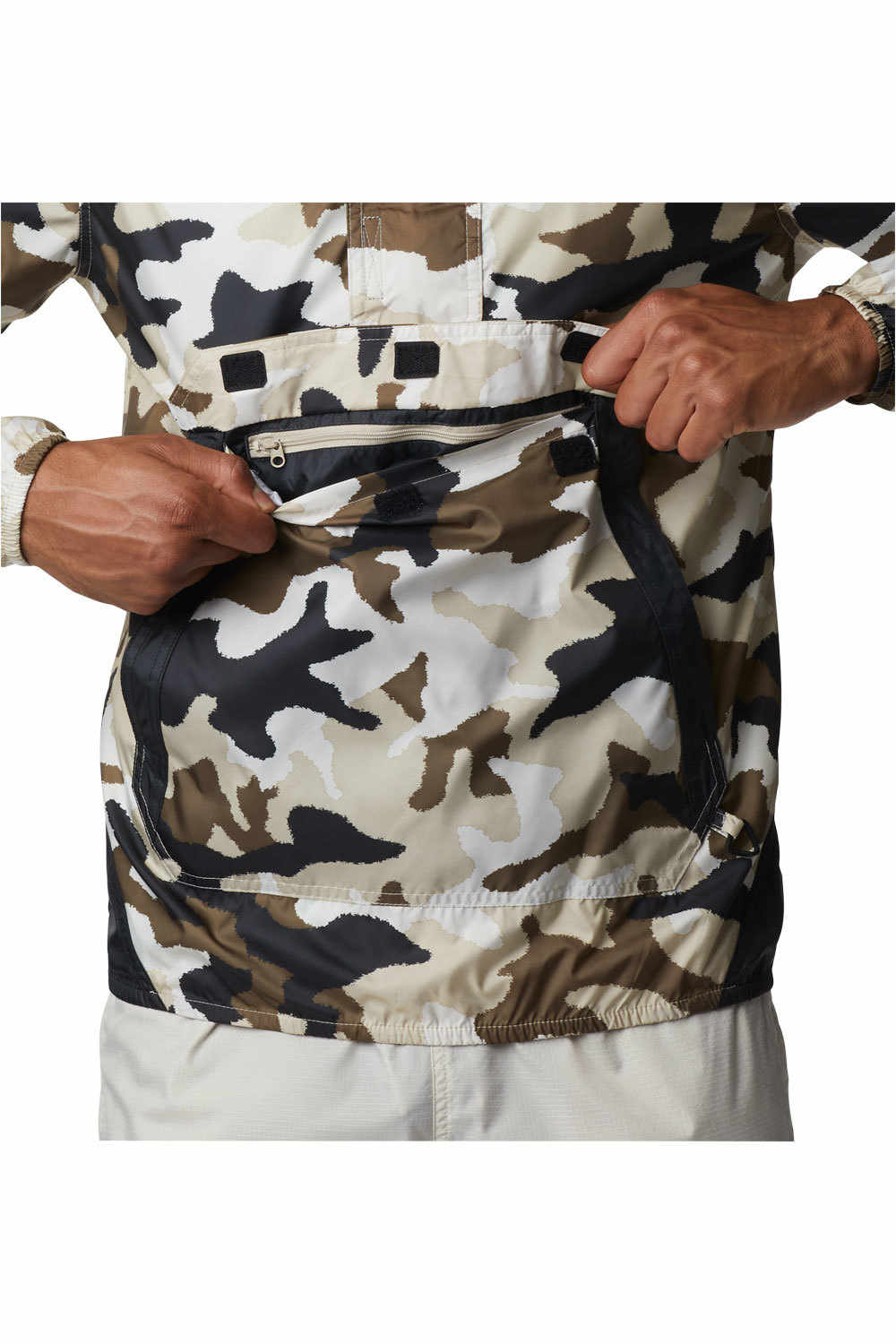 Columbia chaqueta softshell hombre Columbia Challenger Windbreaker vista detalle Columbia chaqueta softshell hombre Columbia Challenger Windbreaker vista detalle