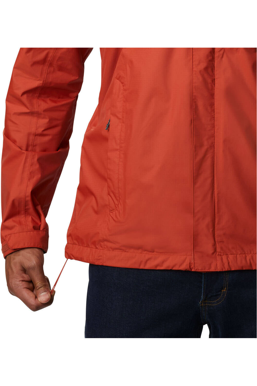 Columbia chaqueta impermeable hombre Columbia Pouring Adventure  II Jacket vista detalle Columbia chaqueta impermeable hombre Columbia Pouring Adventure  II Jacket vista detalle