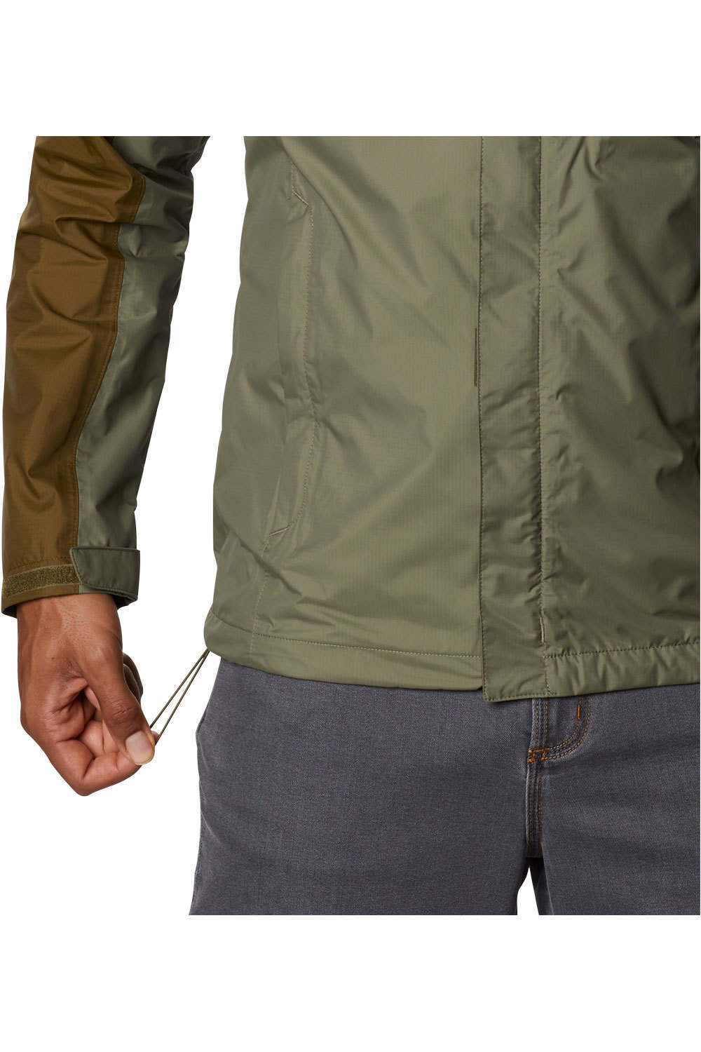 Columbia chaqueta impermeable hombre Columbia Pouring Adventure  II Jacket VE vista detalle Columbia chaqueta impermeable hombre Columbia Pouring Adventure  II Jacket VE vista detalle