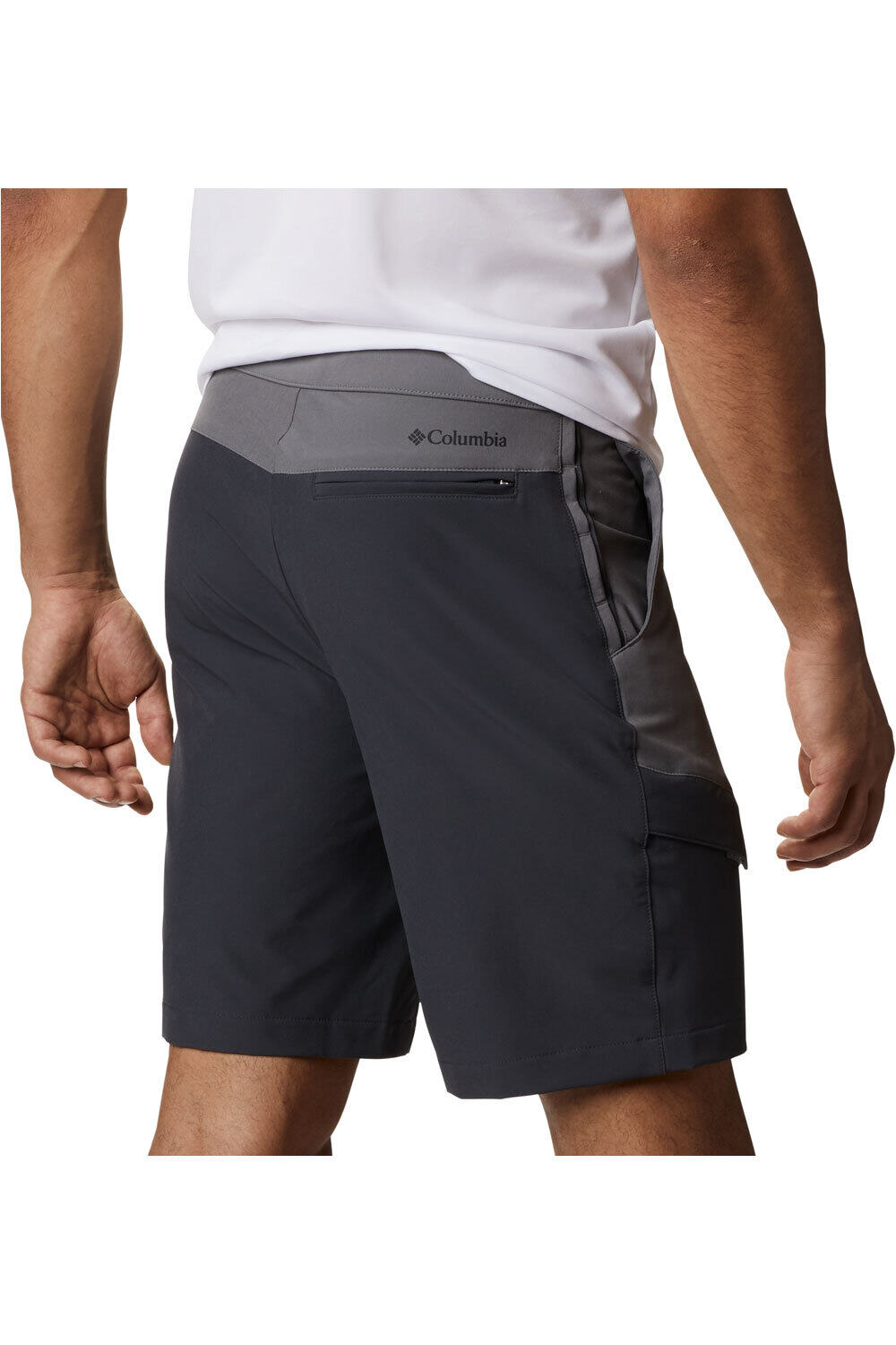 Columbia pantalón corto montaña hombre Columbia Maxtrail Short vista trasera Columbia pantalón corto montaña hombre Columbia Maxtrail Short vista trasera
