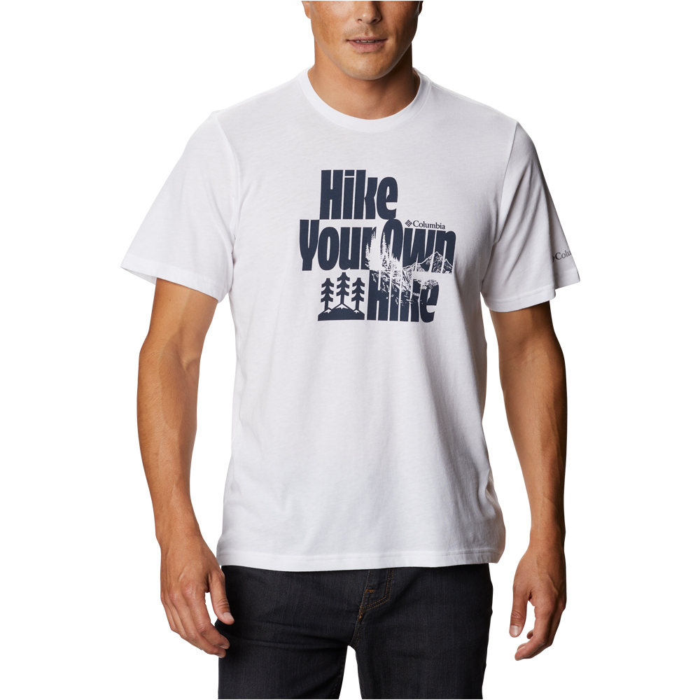 Columbia camiseta montaña manga corta hombre Columbia M Alpine Way Graphic Tee vista trasera Columbia camiseta montaña manga corta hombre Columbia M Alpine Way Graphic Tee vista trasera
