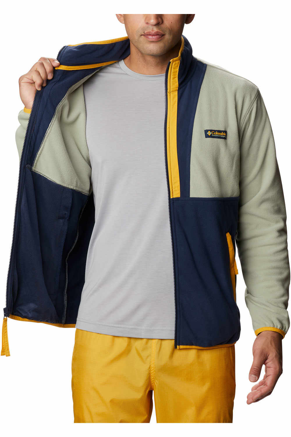 Columbia forro polar hombre Columbia Back Bowl Fleece Lightweight vista trasera Columbia forro polar hombre Columbia Back Bowl Fleece Lightweight vista trasera