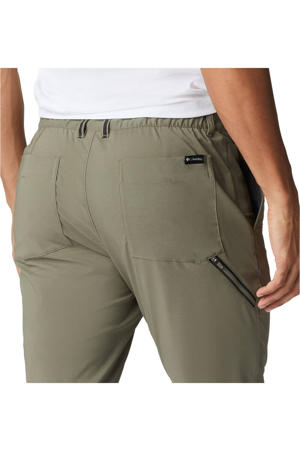 Columbia pantalón montaña hombre Columbia Tech Trail Hiker Pant vista trasera Columbia pantalón montaña hombre Columbia Tech Trail Hiker Pant vista trasera