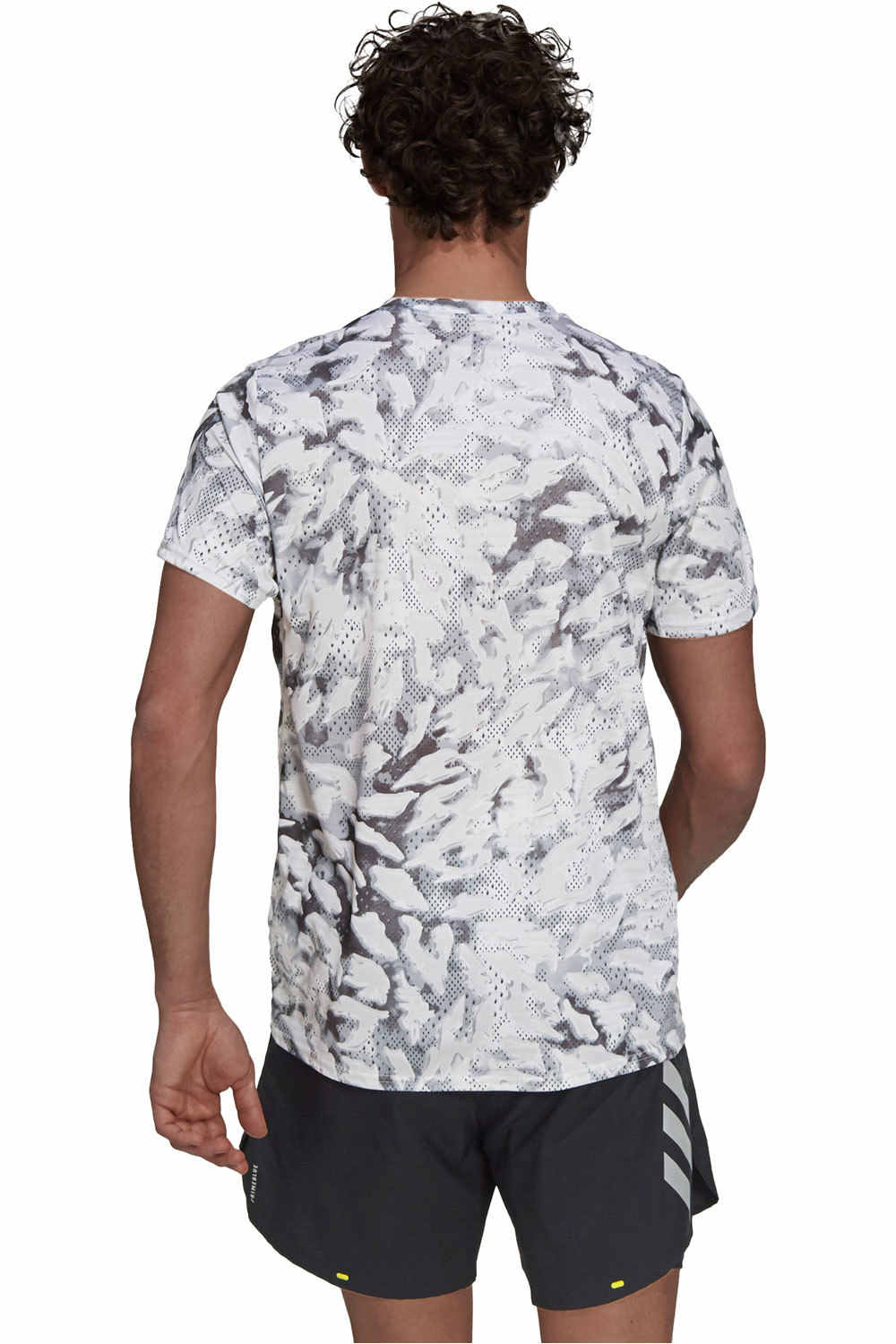adidas camiseta técnica manga corta hombre Adidas FAST AOP TEE vista trasera adidas camiseta técnica manga corta hombre Adidas FAST AOP TEE vista trasera