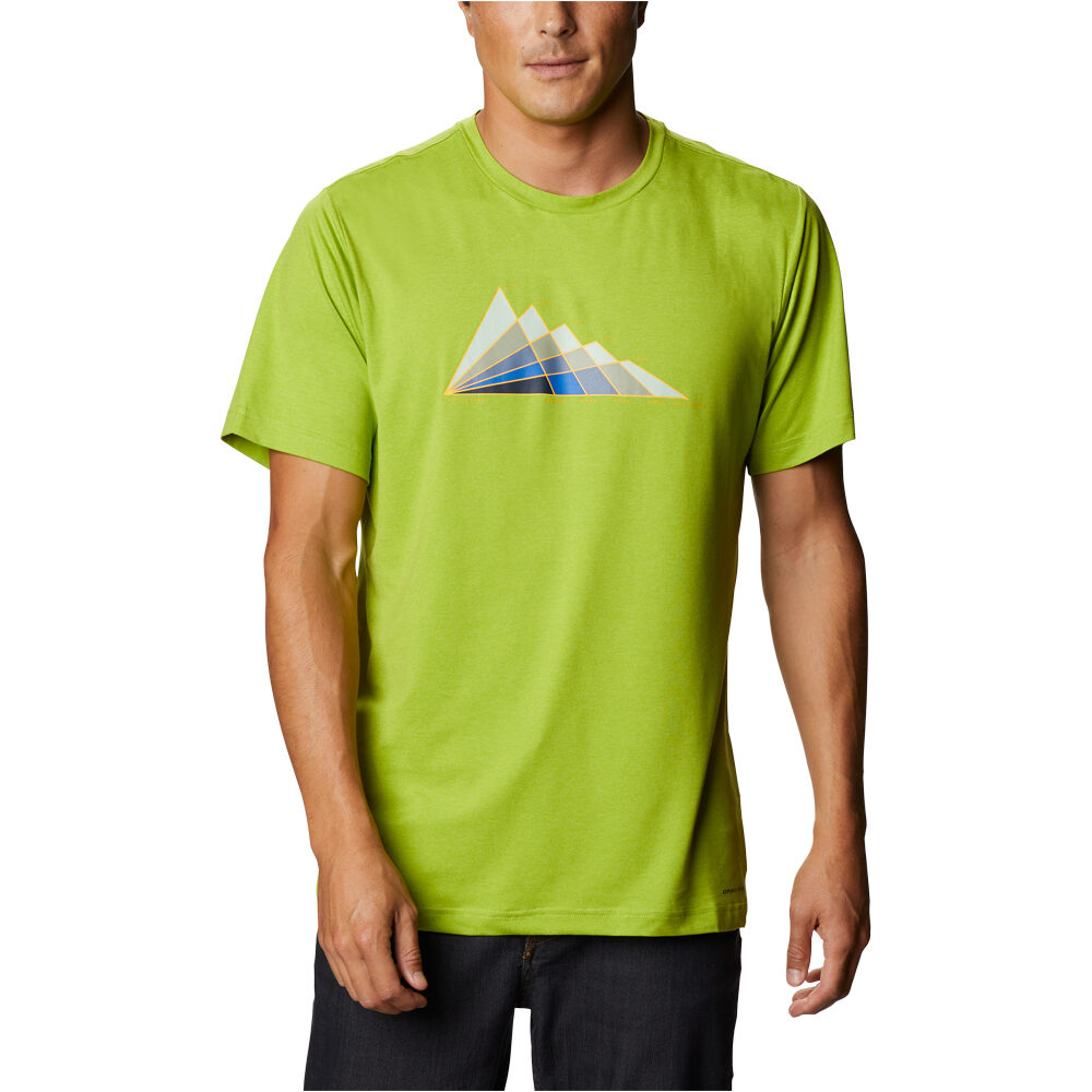 Columbia camiseta montaña manga corta hombre Columbia Tech Trail Graphic Tee vista trasera Columbia camiseta montaña manga corta hombre Columbia Tech Trail Graphic Tee vista trasera