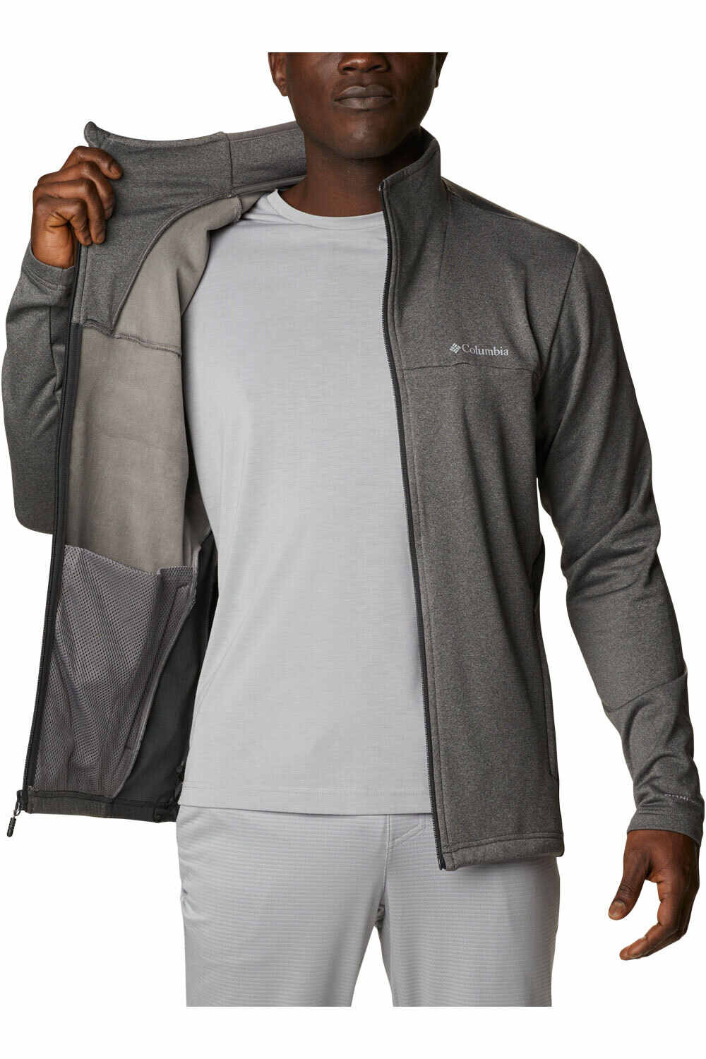 Columbia forro polar hombre Columbia Maxtrail Midlayer Fleece II vista trasera Columbia forro polar hombre Columbia Maxtrail Midlayer Fleece II vista trasera