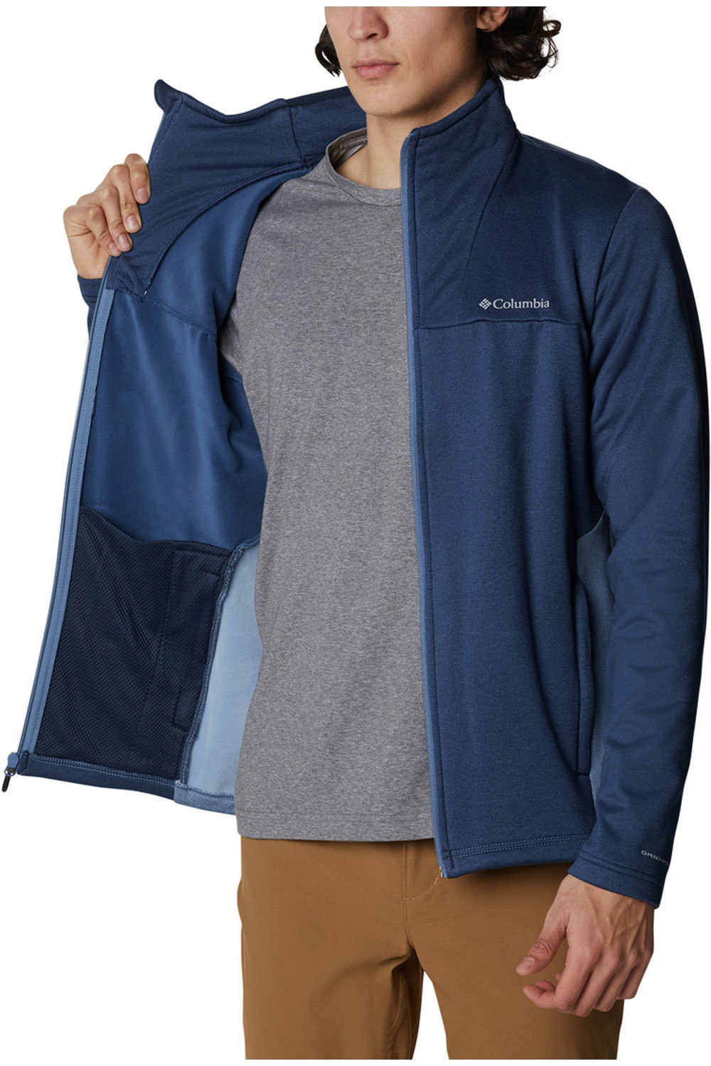 Columbia forro polar hombre Columbia Maxtrail Midlayer Fleece II vista detalle Columbia forro polar hombre Columbia Maxtrail Midlayer Fleece II vista detalle