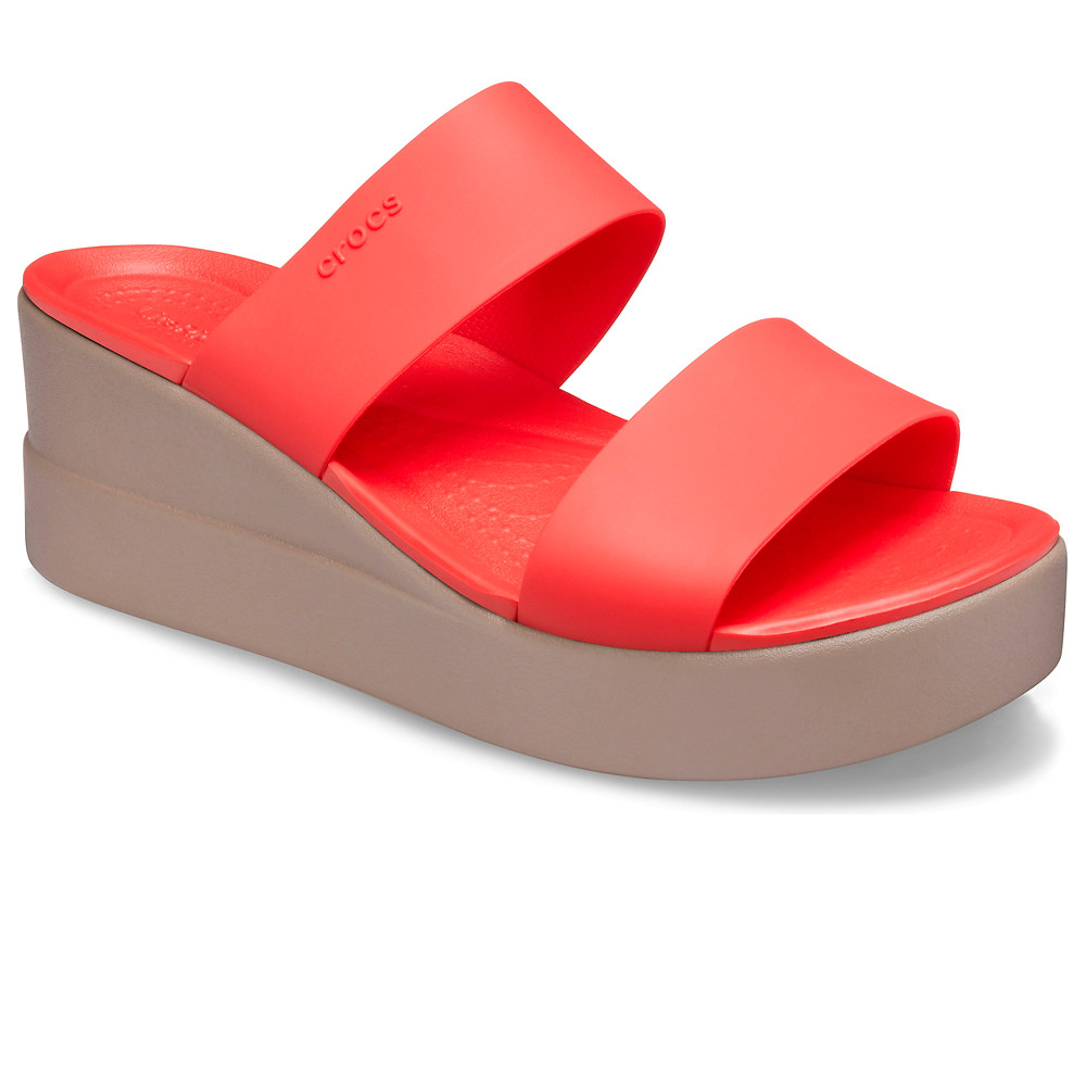 Crocs zueco mujer Crocs Crocs Brooklyn Mid Wedge W lateral interior Crocs zueco mujer Crocs Crocs Brooklyn Mid Wedge W lateral interior