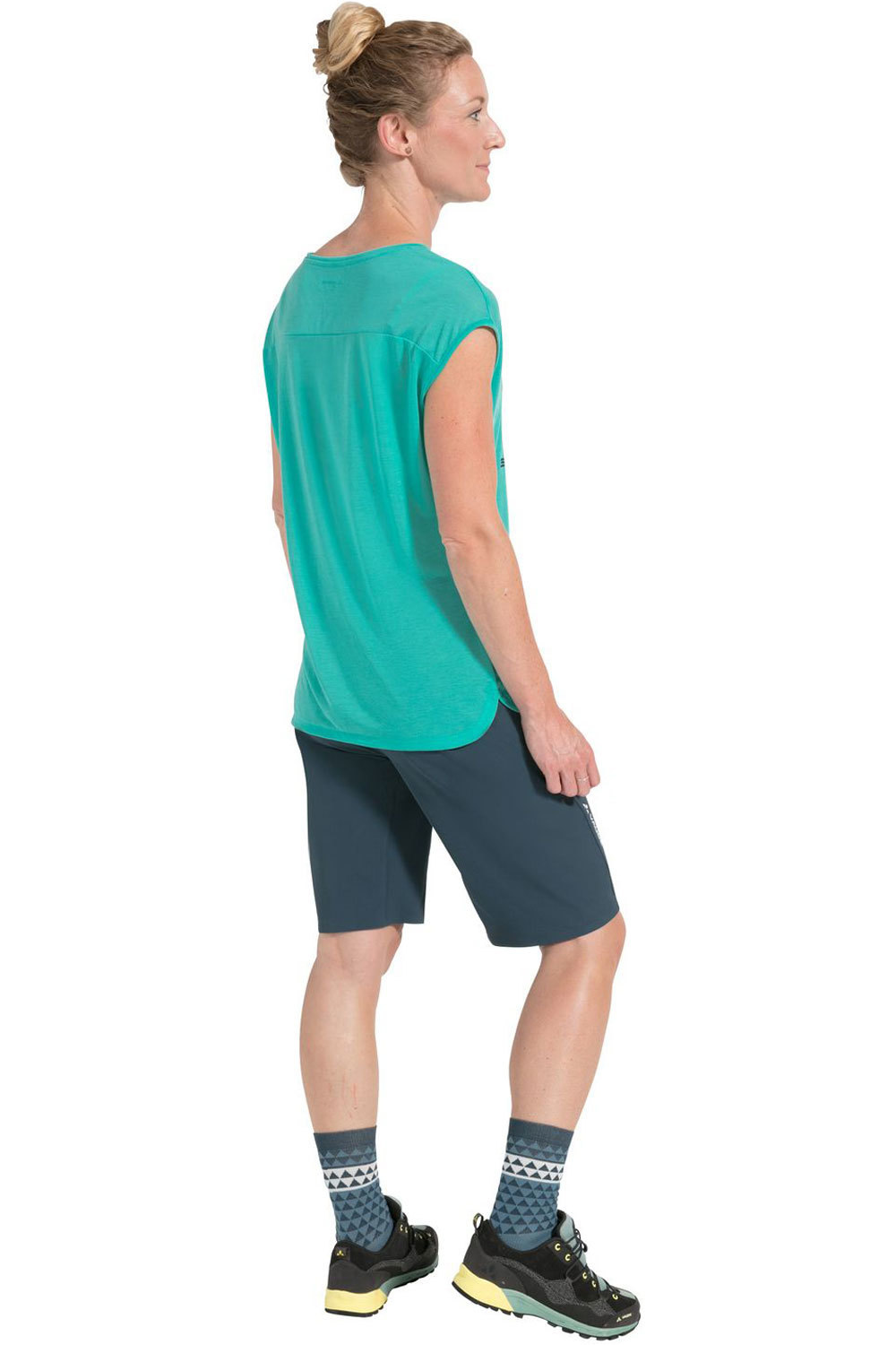Vaude camiseta montaña manga corta mujer Vaude Womens Tekoa Shirt vista trasera Vaude camiseta montaña manga corta mujer Vaude Womens Tekoa Shirt vista trasera