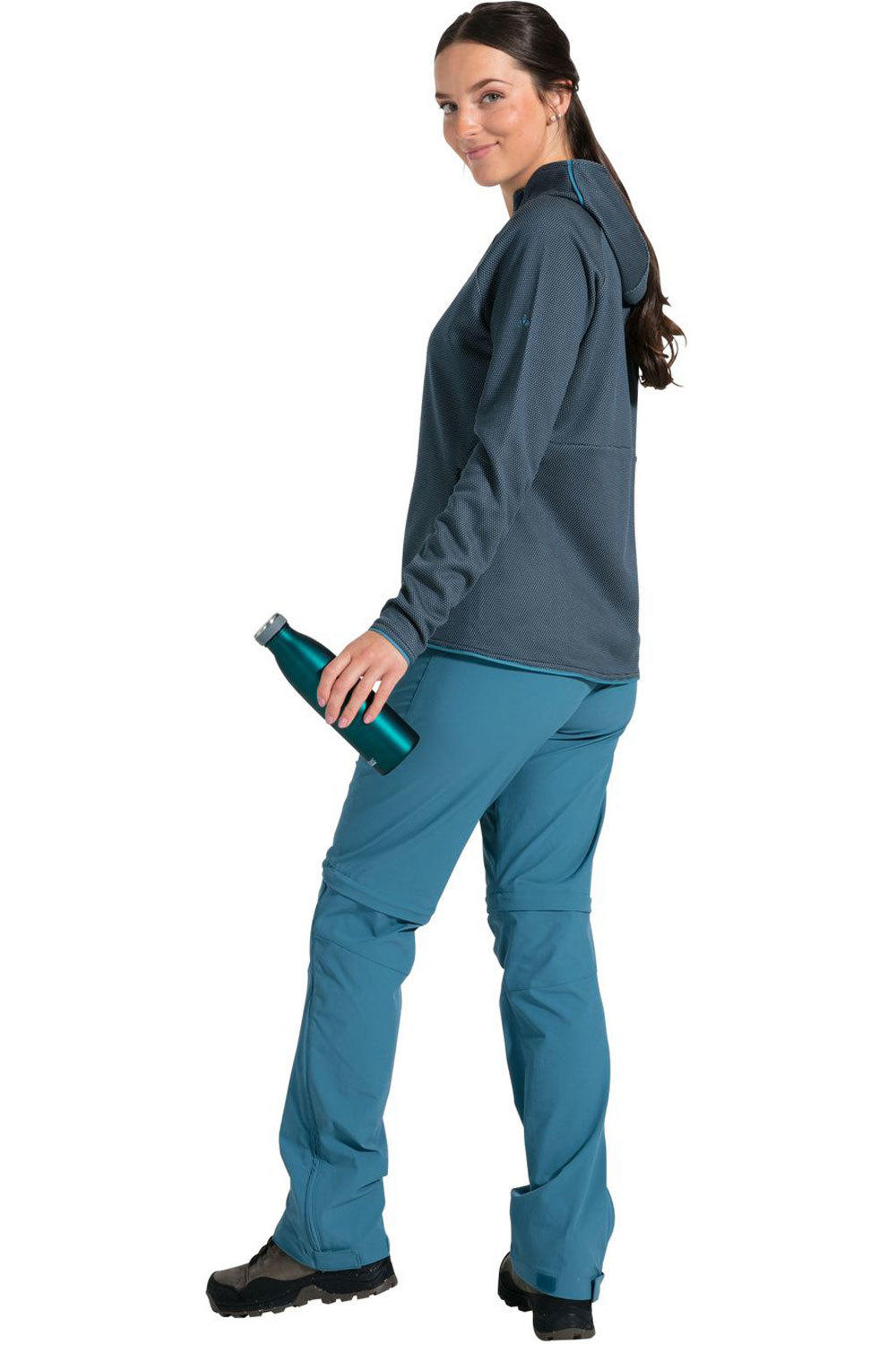 Vaude forro polar mujer Vaude Womens Elope Fleece Jacket vista trasera Vaude forro polar mujer Vaude Womens Elope Fleece Jacket vista trasera