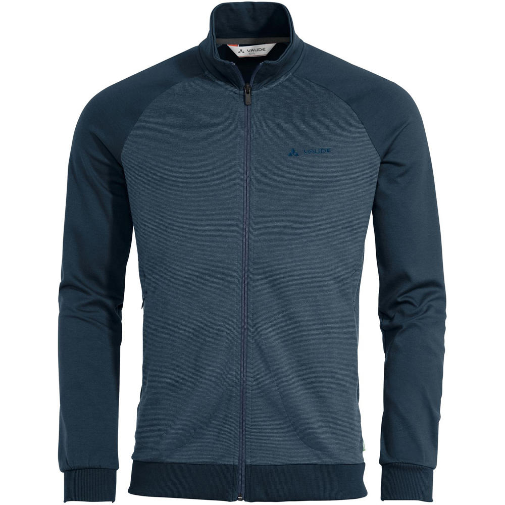 Vaude Sudaderas Montaña Hombre Vaude Mens Redmont Cotton Jacket vista detalle Vaude Sudaderas Montaña Hombre Vaude Mens Redmont Cotton Jacket vista detalle