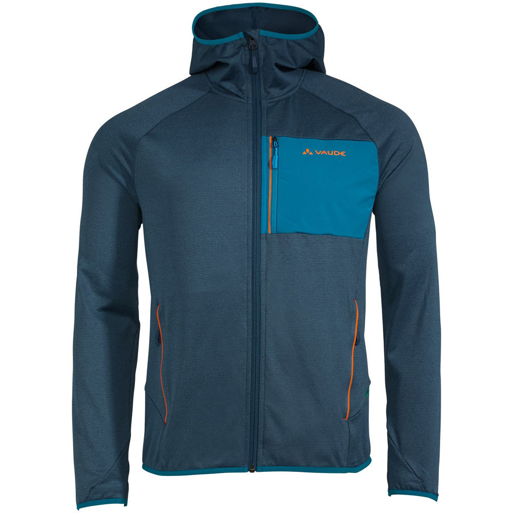 Vaude forro polar hombre Vaude Mens Tekoa Fleece Jacket II vista frontal Vaude forro polar hombre Vaude Mens Tekoa Fleece Jacket II vista frontal