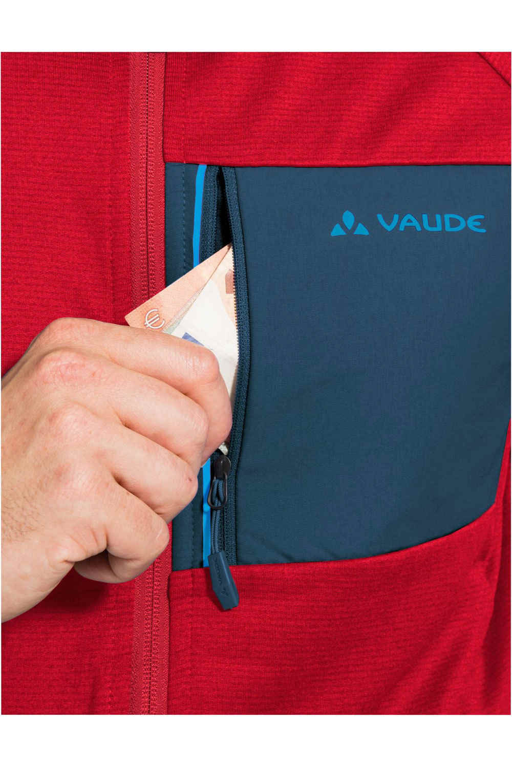 Vaude forro polar hombre Vaude Mens Tekoa Fleece Jacket II vista detalle Vaude forro polar hombre Vaude Mens Tekoa Fleece Jacket II vista detalle
