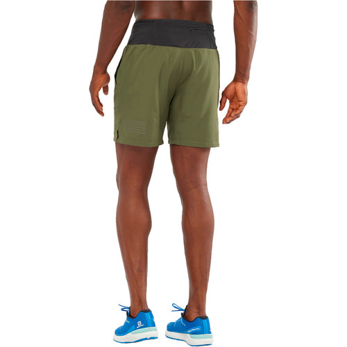 SALOMON XA 7 SHORT M verde