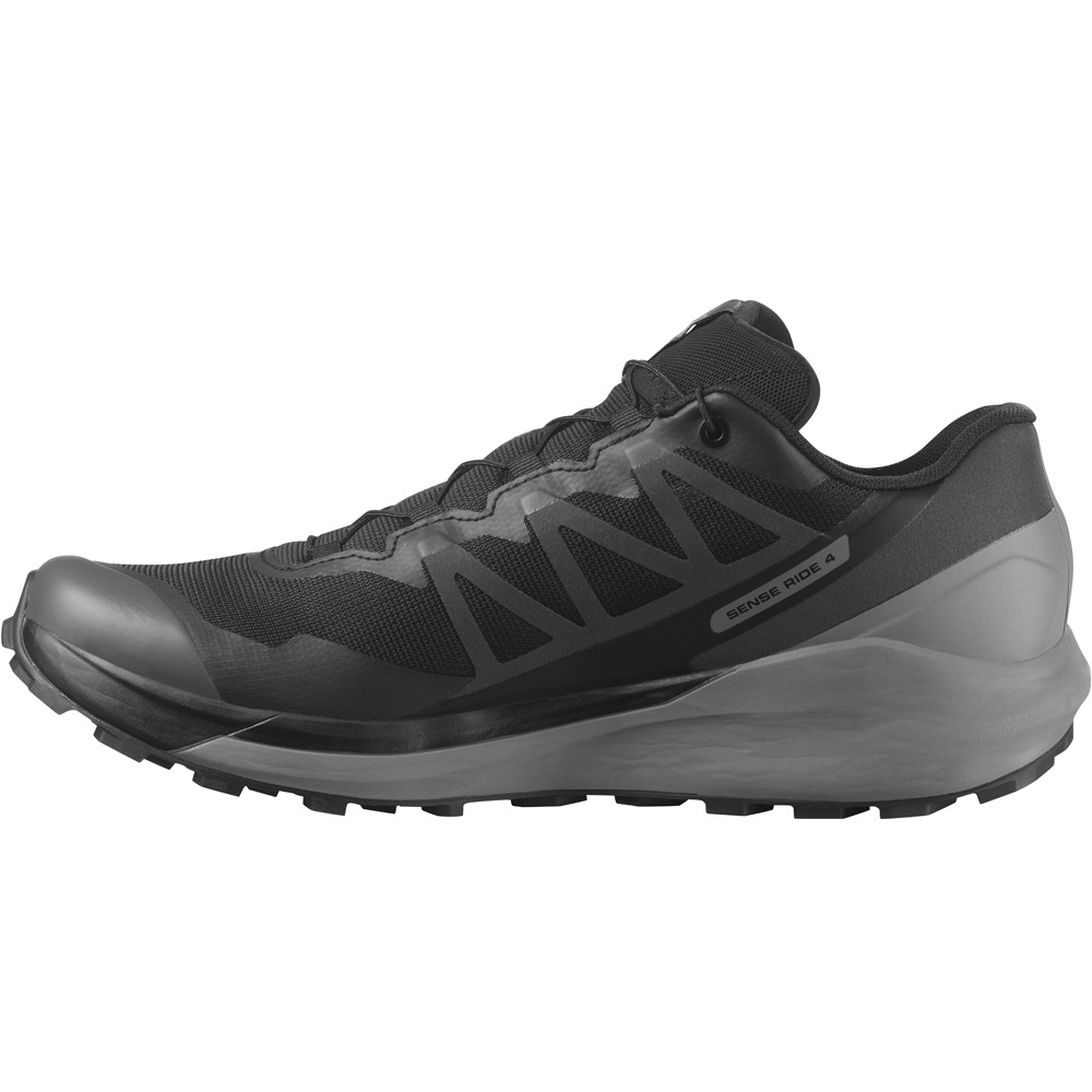Salomon zapatillas trail hombre Salomon SENSE RIDE 4 GORE TEX INVISIBLE FIT lateral interior Salomon zapatillas trail hombre Salomon SENSE RIDE 4 GORE TEX INVISIBLE FIT lateral interior