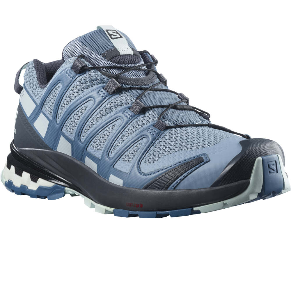 Salomon zapatillas trail mujer Salomon XA PRO 3D v8 W vista trasera Salomon zapatillas trail mujer Salomon XA PRO 3D v8 W vista trasera