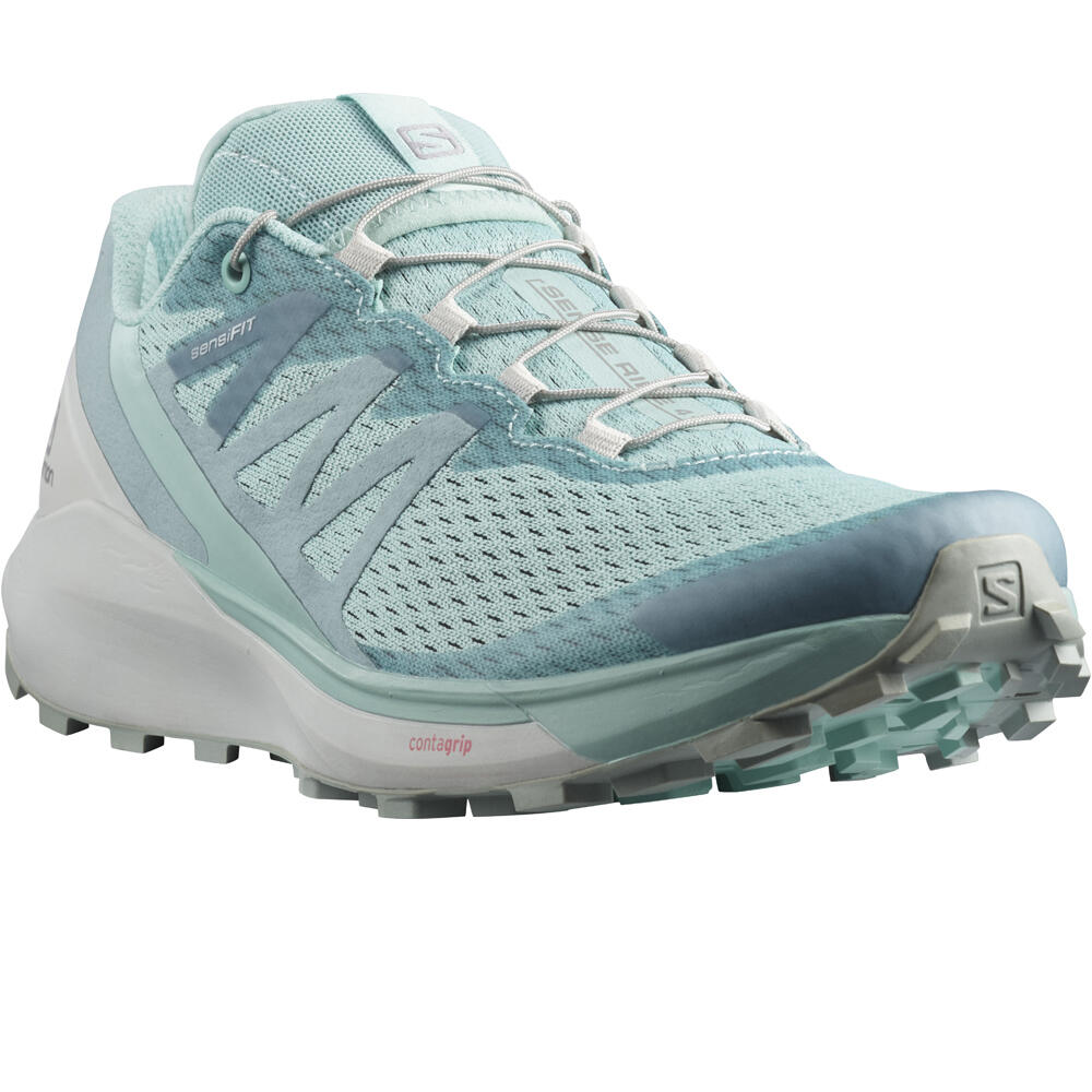 Salomon zapatillas trail mujer Salomon SENSE RIDE 4 W vista trasera Salomon zapatillas trail mujer Salomon SENSE RIDE 4 W vista trasera