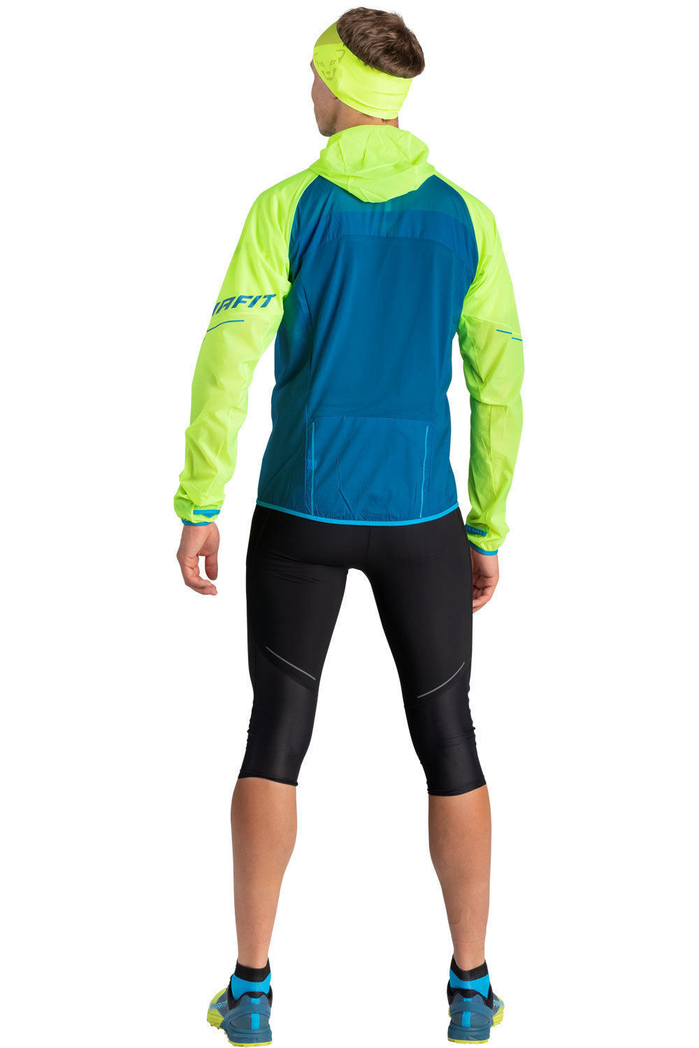 Dynafit malla trail running corta hombre ALPINE 2 M 3/4 TIGHTS vista trasera Dynafit malla trail running corta hombre ALPINE 2 M 3/4 TIGHTS vista trasera